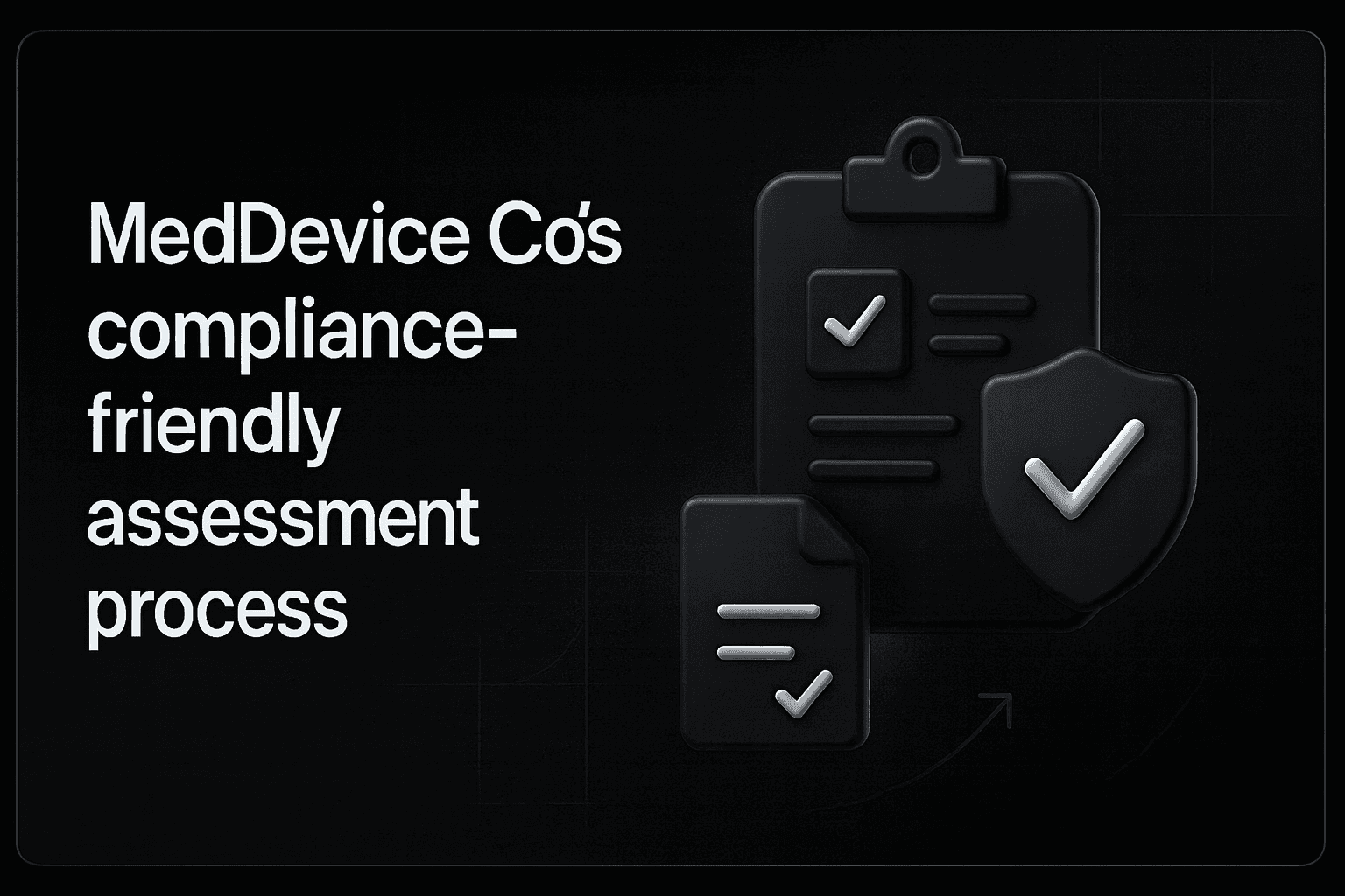 MedDevice Co's compliance-friendly assessment process